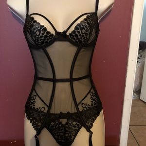 Agent Provocateur Hook back Corset and Panty